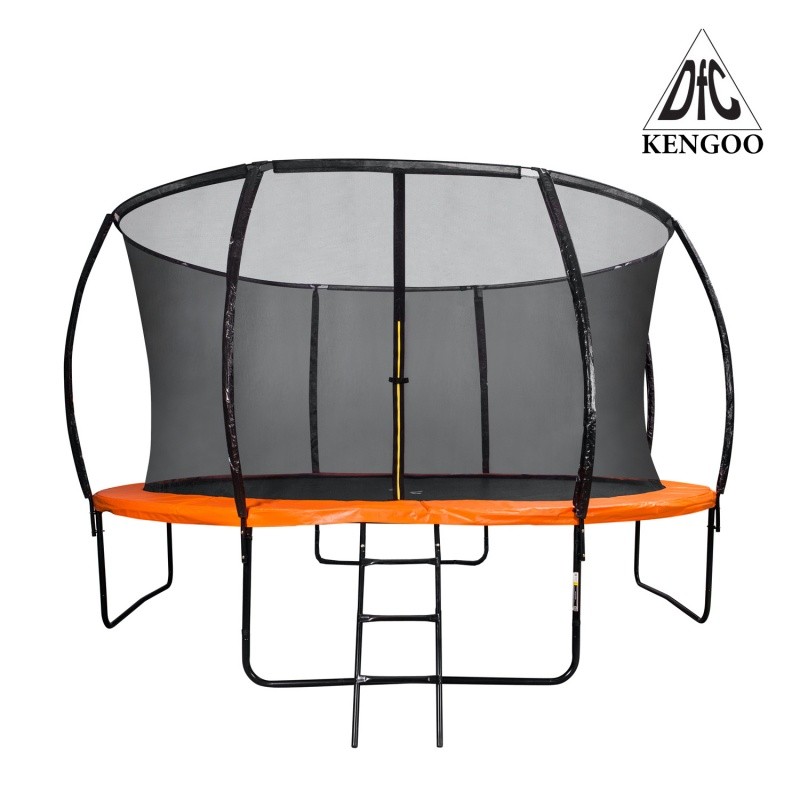 Батут DFC Kengoo 10 FT (305 см) оранжевый/черный