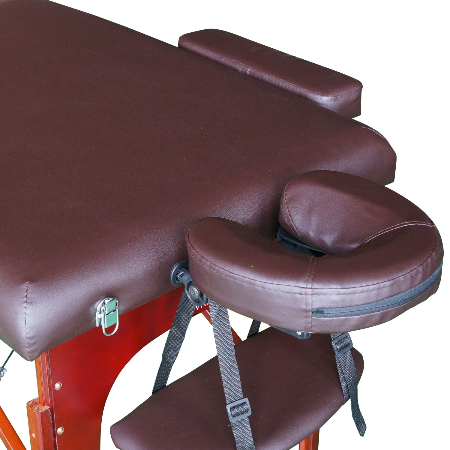 Массажный стол DFC NIRVANA, Relax Pro, дерев. ножки, цвет коричневый, изображение 6