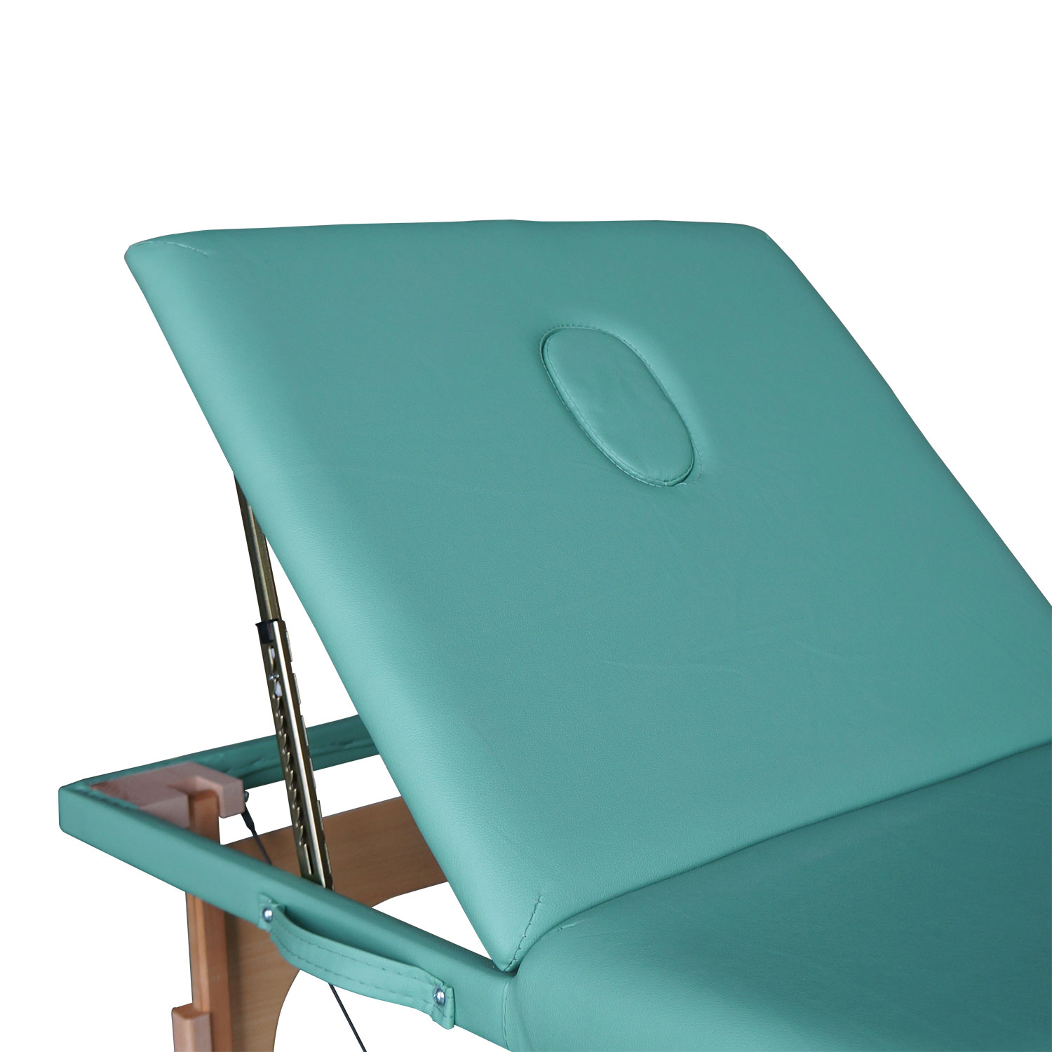 Массажный стол DFC NIRVANA, Relax Pro, дерев. ножки, цвет зеленый, изображение 6