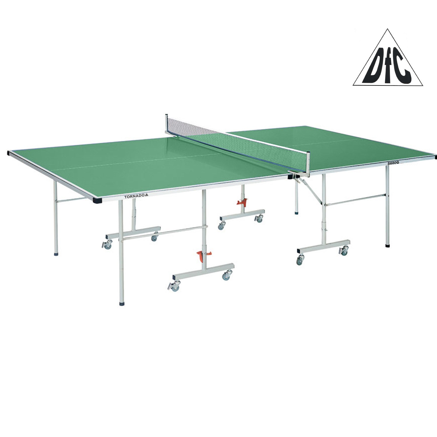 Теннисный стол DFC TORNADO, 4 мм, зеленый, с сеткой