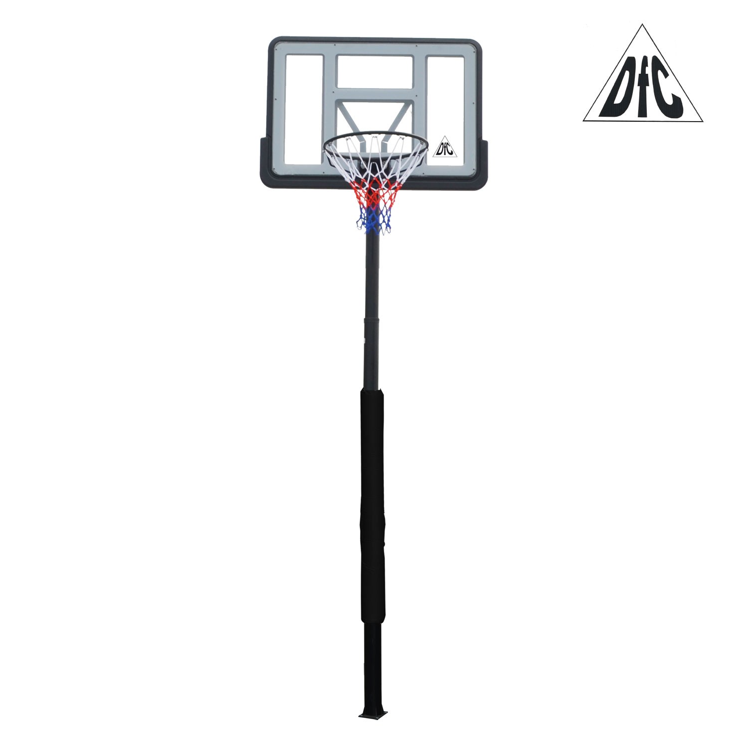 Баскетбольная стационарная стойка DFC ING44P3 112x75см