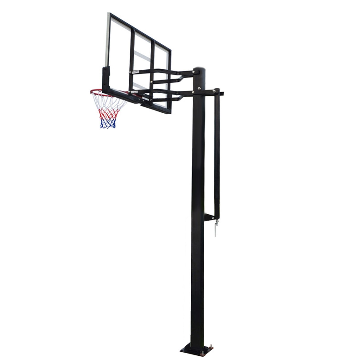 Баскетбольная стационарная стойка DFC ING56A 143x80см акрил, изображение 2