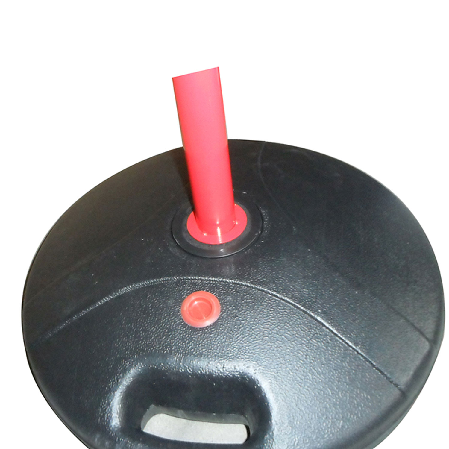 Мобильная баскетбольная стойка DFC KIDS1 60x40см полиэтилен, мяч/насос, изображение 2