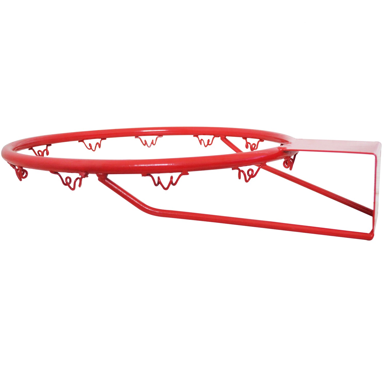 Кольцо баскетбольное DFC R1 45см (18") оранжево-красное, изображение 2