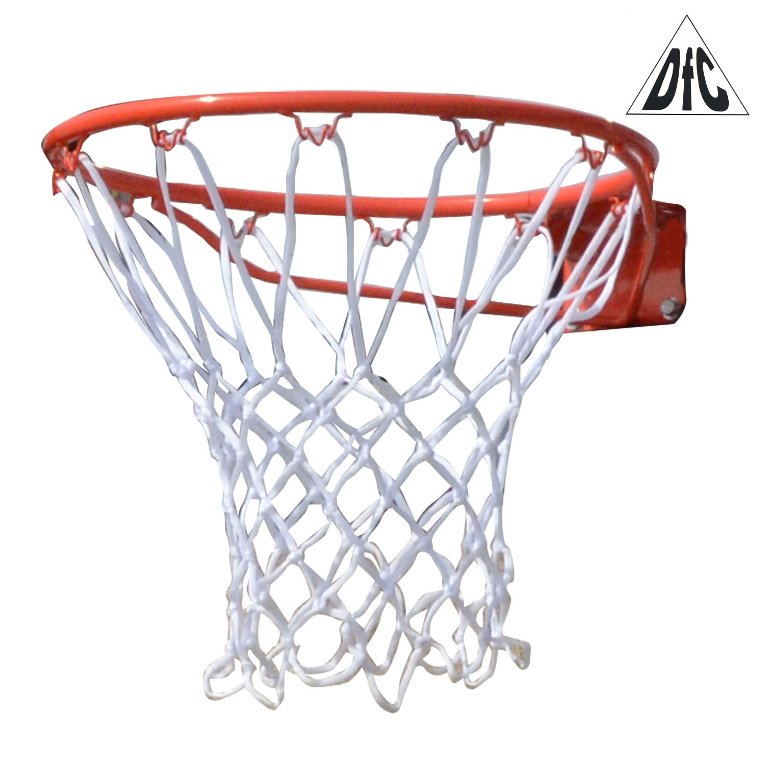 Кольцо баскетбольное DFC R2 45см (18") оранжево-красное, изображение 2