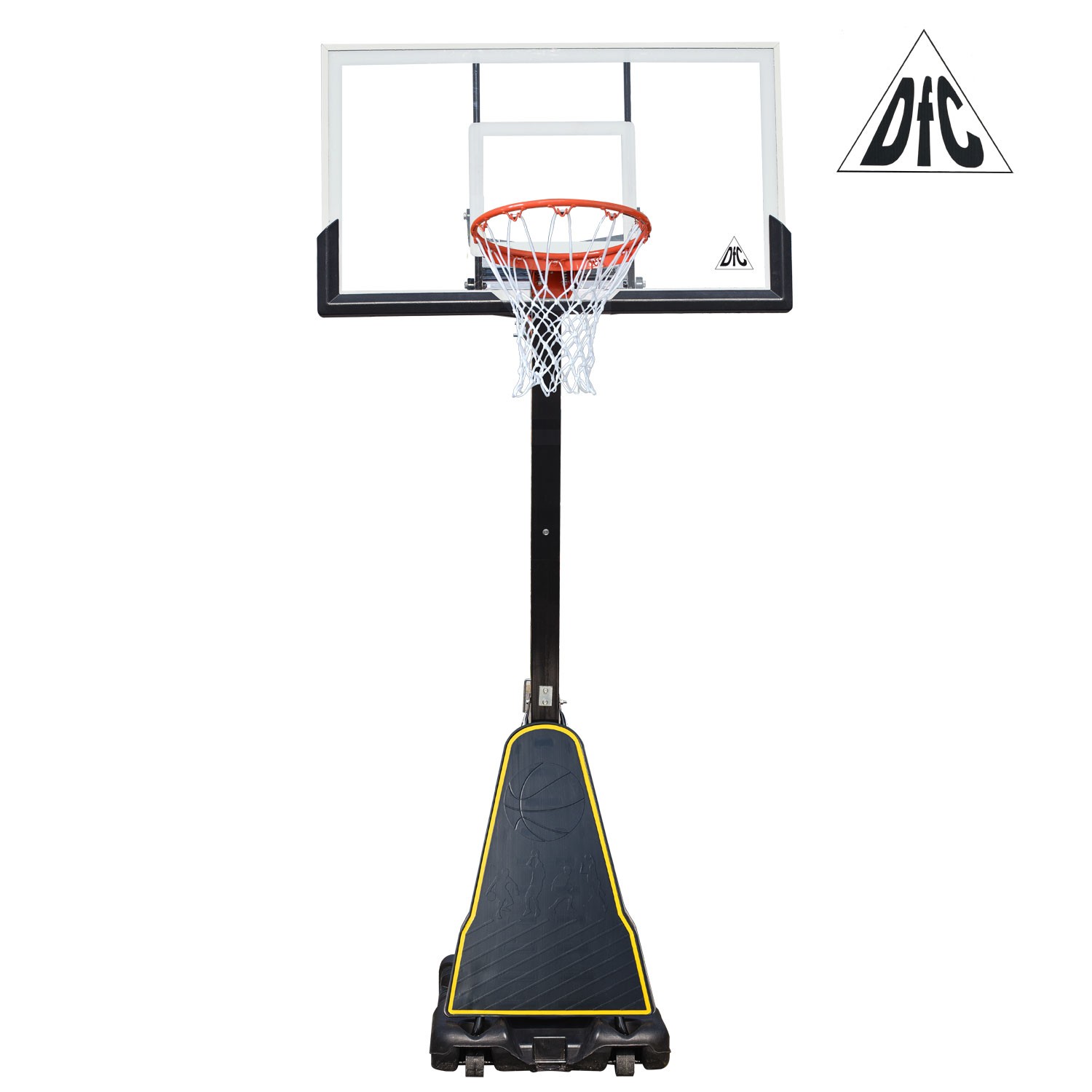 Баскетбольная мобильная стойка DFC STAND50P 127x80см поликарбонат