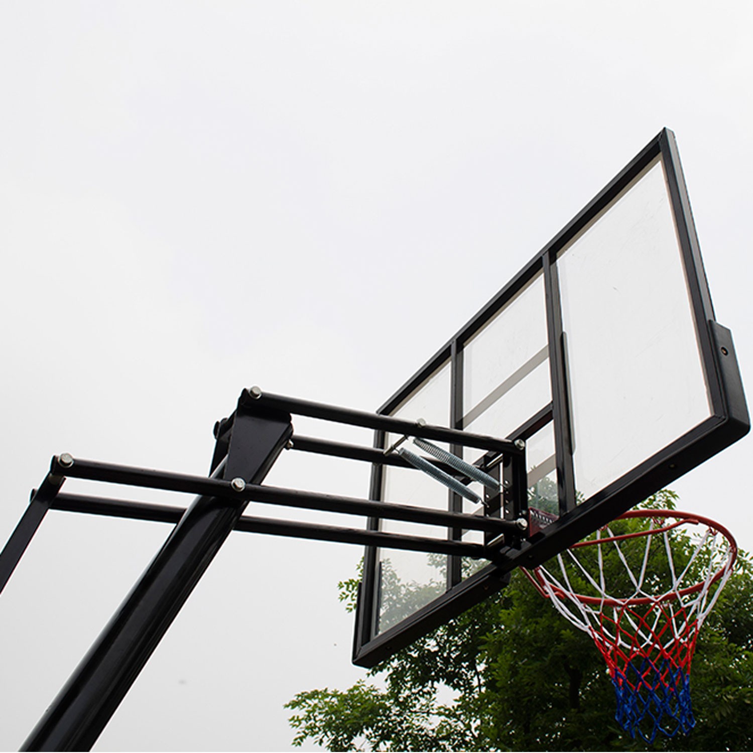 Баскетбольная мобильная стойка DFC STAND50P 127x80см поликарбонат, изображение 6