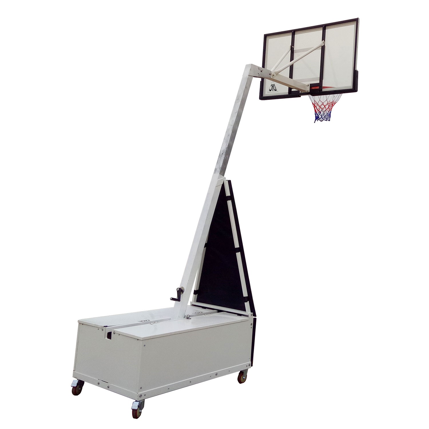 Баскетбольная мобильная стойка DFC STAND50SG 127X80см поликарбонат, изображение 3