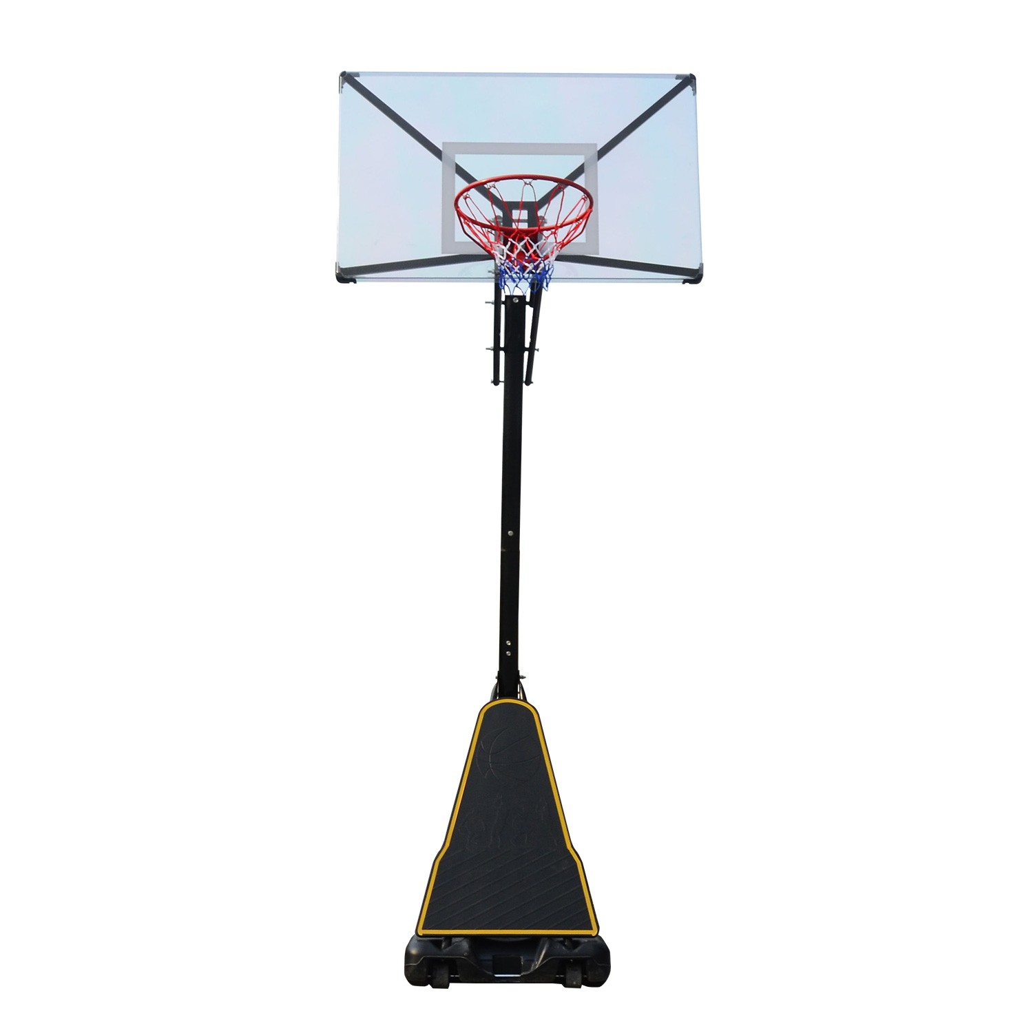 Баскетбольная мобильная стойка DFC STAND54T 136x80см поликарбонат, изображение 2