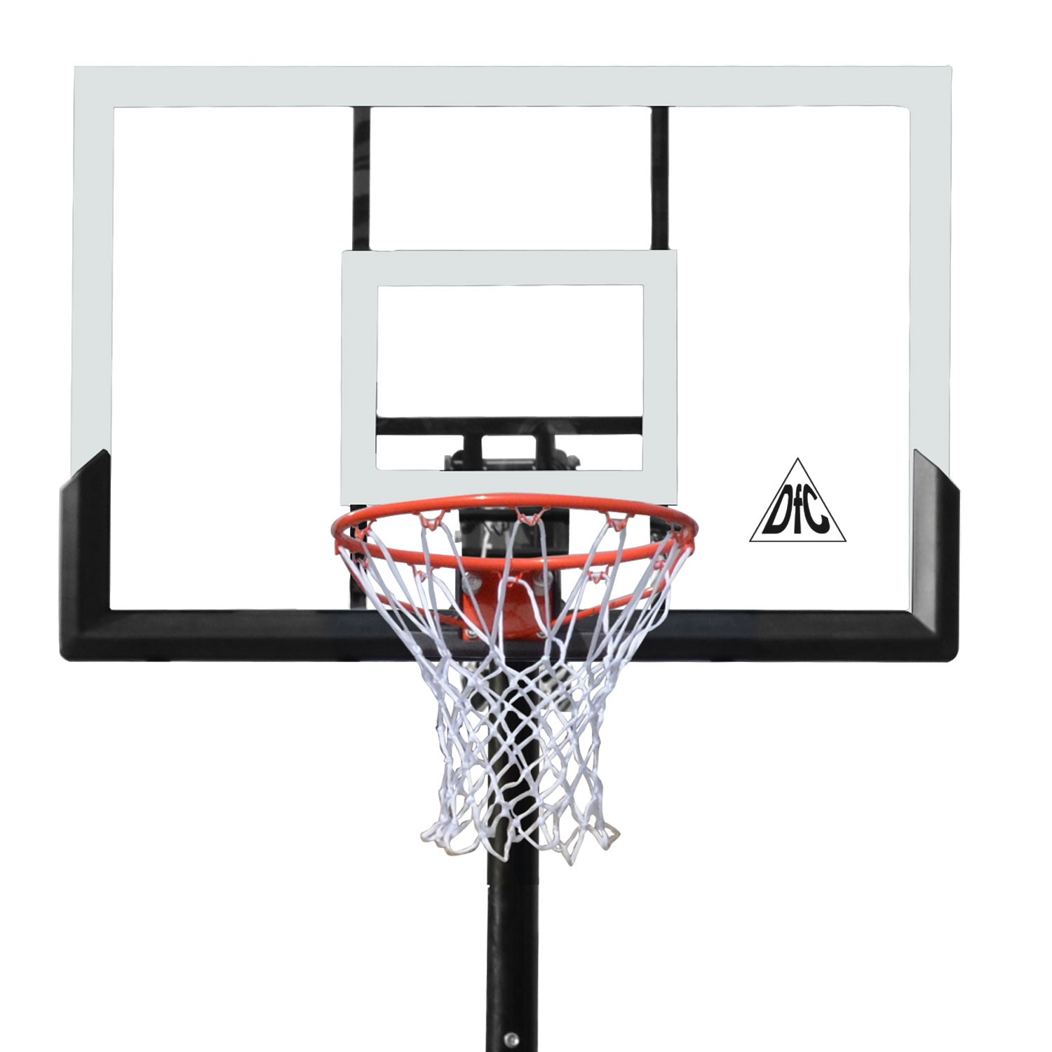 Баскетбольная мобильная стойка DFC STAND56P 143x80см поликарбонат, изображение 2