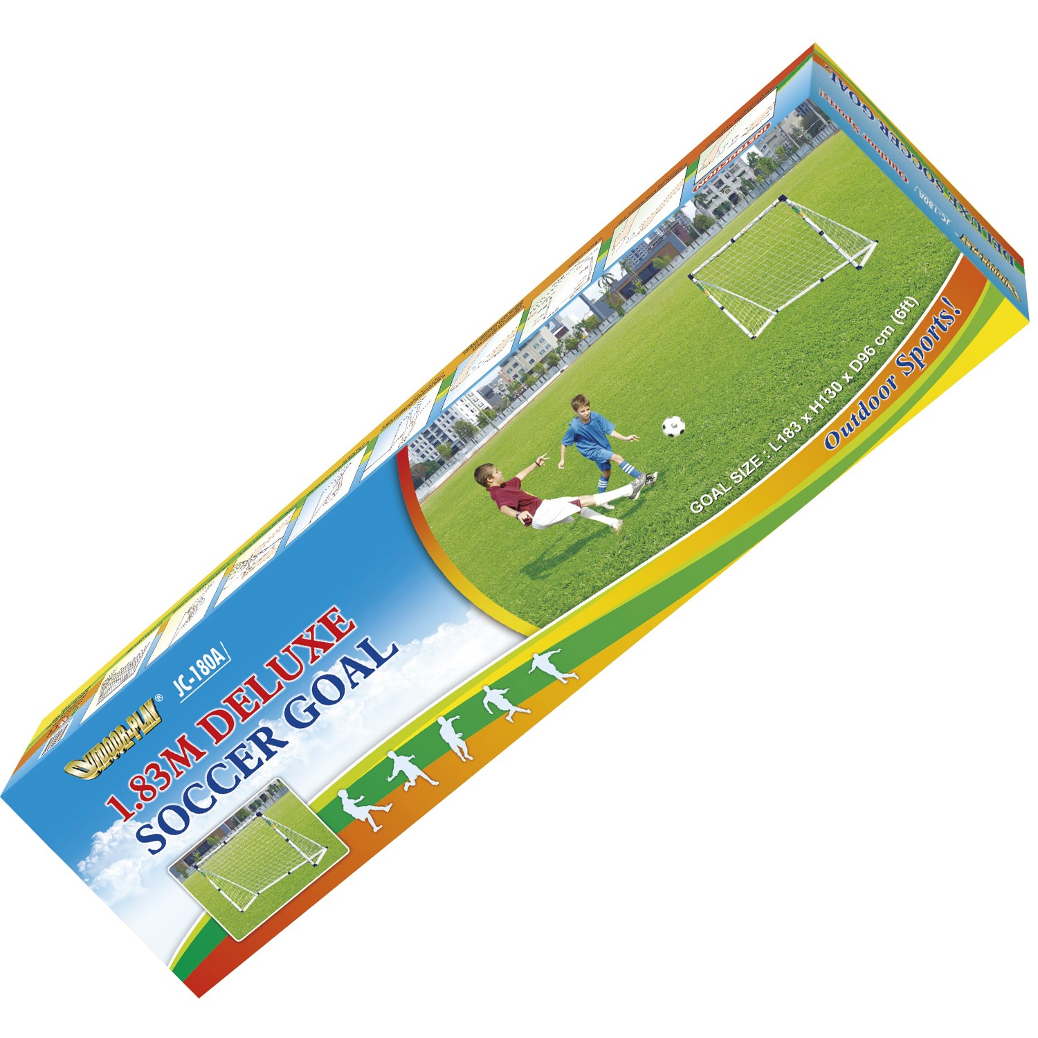 Ворота игровые DFC 6 FT Deluxe Soccer GOAL180A, изображение 2