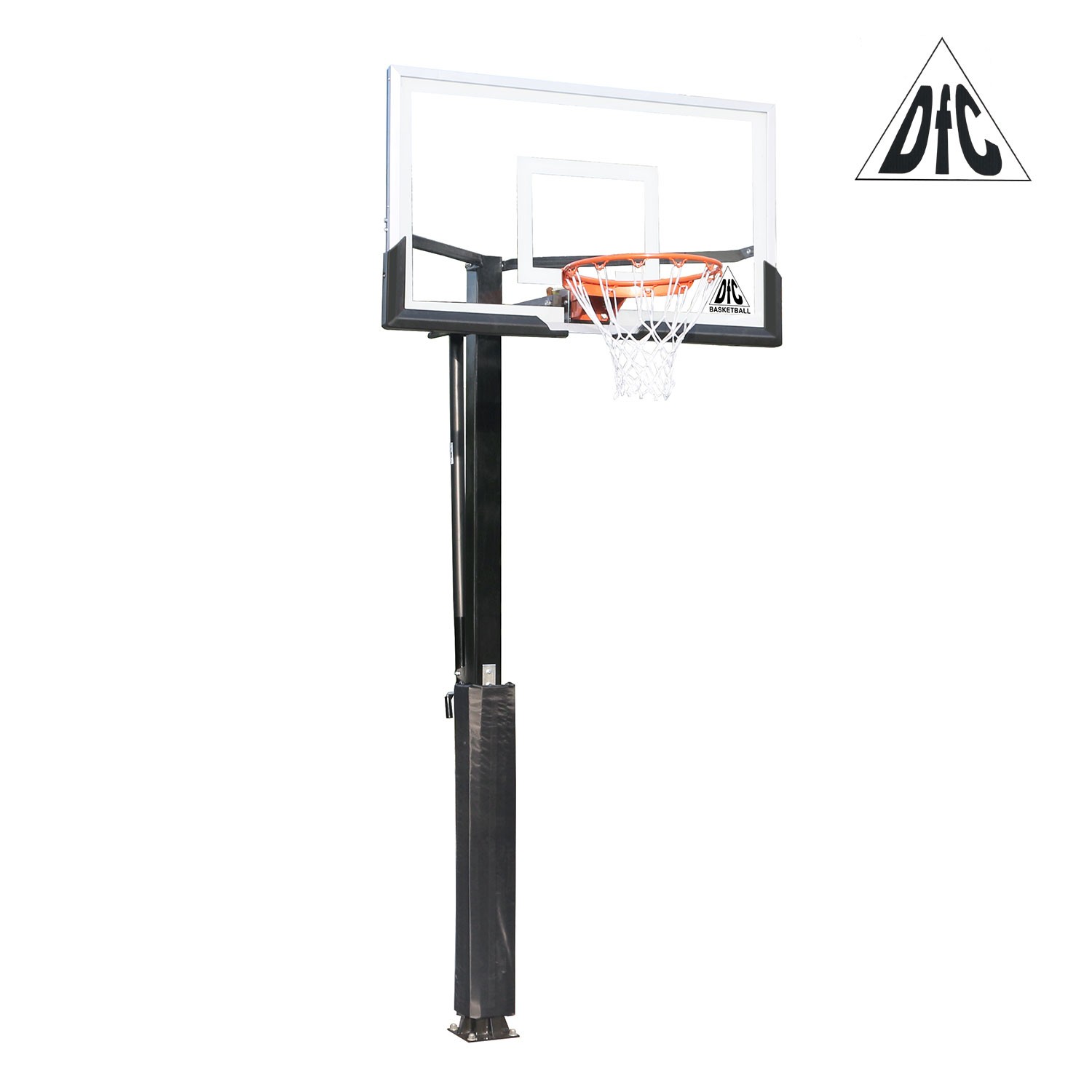 Баскетбольная стационарная стойка DFC ING54U 136x80см