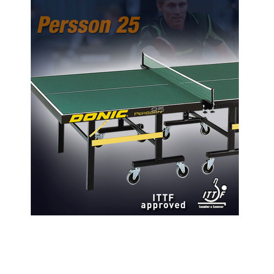 Теннисный стол Donic PERSSON 25 зеленый (без сетки), изображение 2