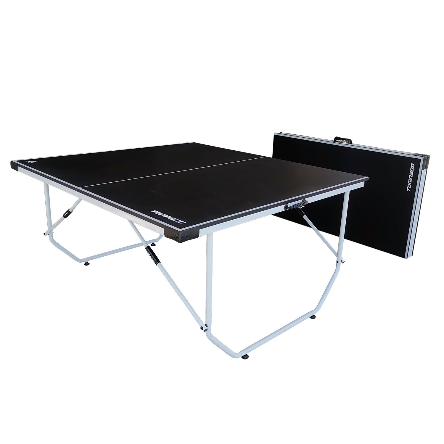 Теннисный стол DFC TORNADO Home Compact для помещения, черный, складной, изображение 4