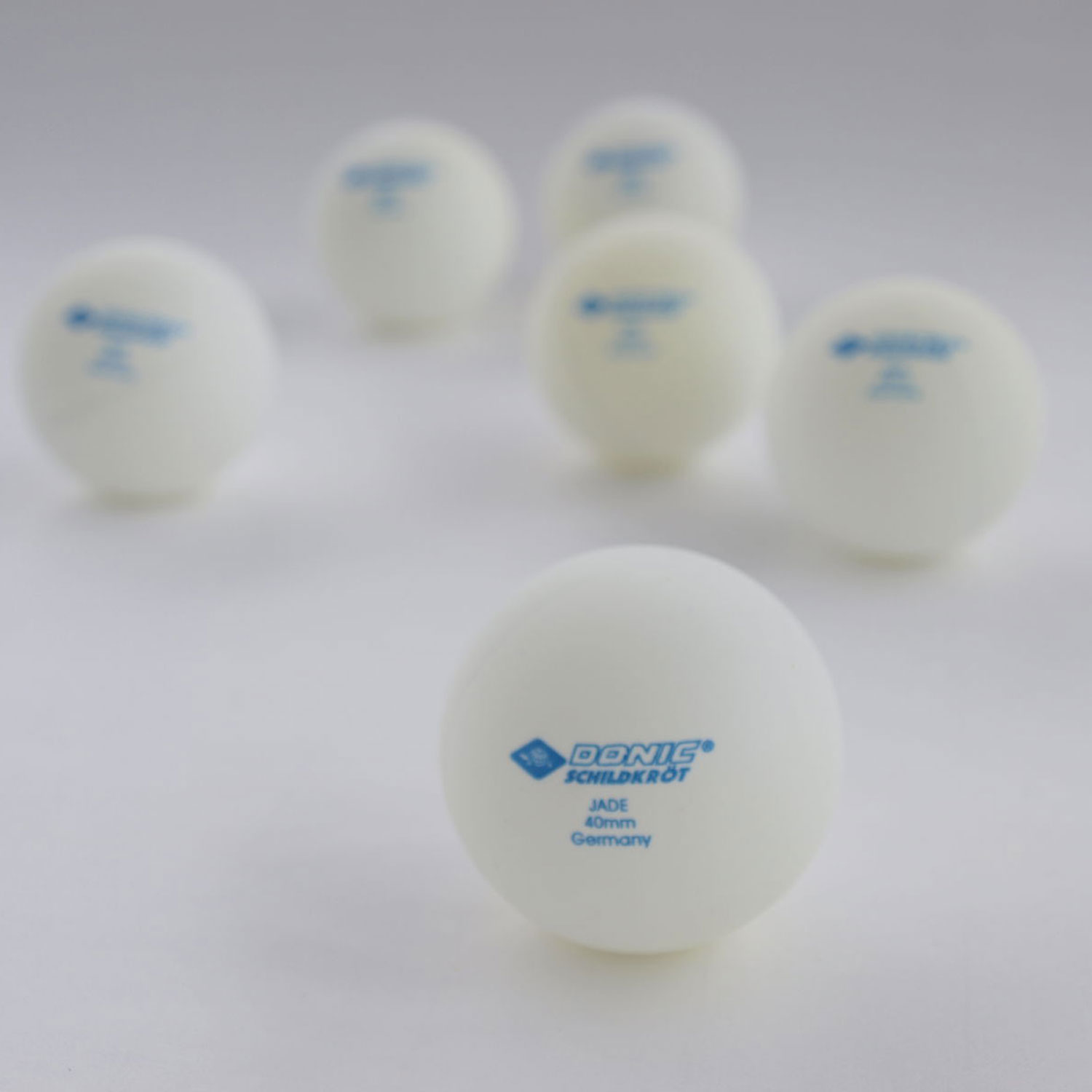 Мячики для н/тенниса Donic JADE, 6 штук, белый, изображение 3