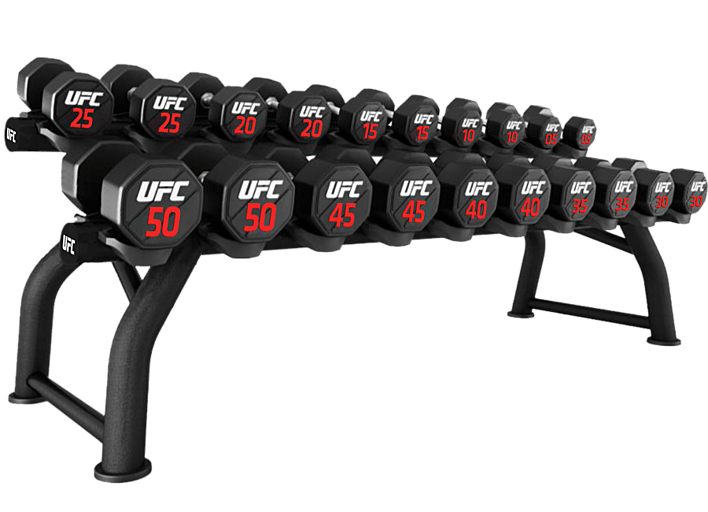 UFC Горизонтальная стойка для хранения гантелей на 10 пар, изображение 3