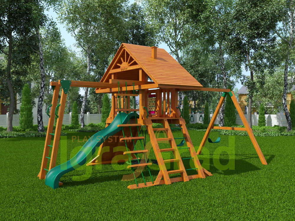 Детская площадка IgraGrad Крепость Фани с рукоходом (Дерево), изображение 5