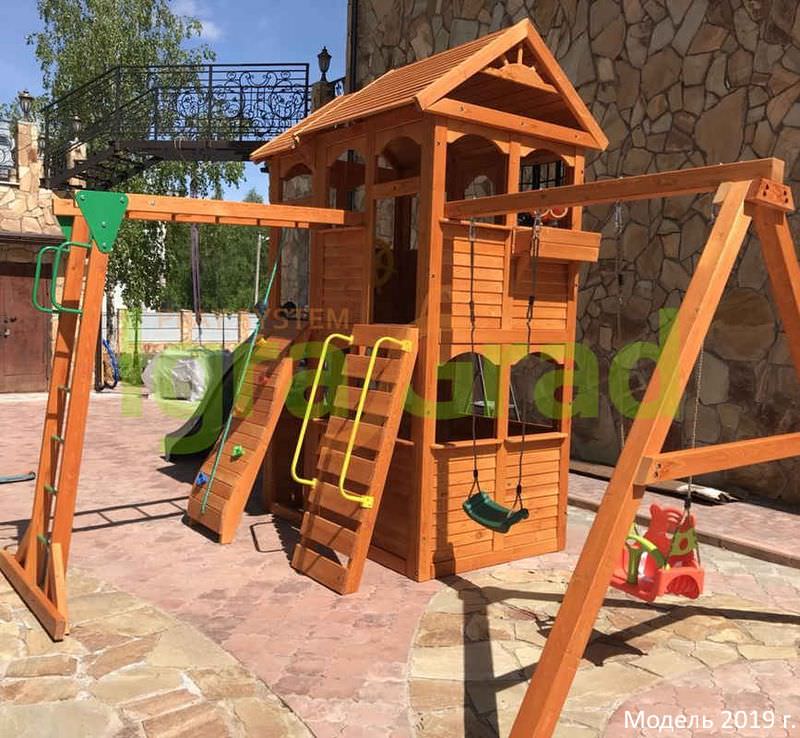 Детская площадка IgraGrad Клубный домик 2 с рукоходом, изображение 3