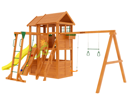 Детская площадка IgraGrad Клубный домик 2 с рукоходом, изображение 2
