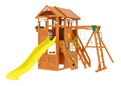 Детская площадка IgraGrad Клубный домик 2 с рукоходом Luxe, изображение 2